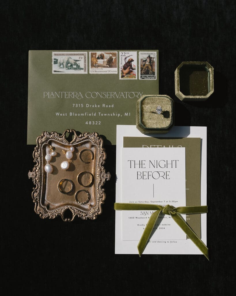 Green and White Stationary 