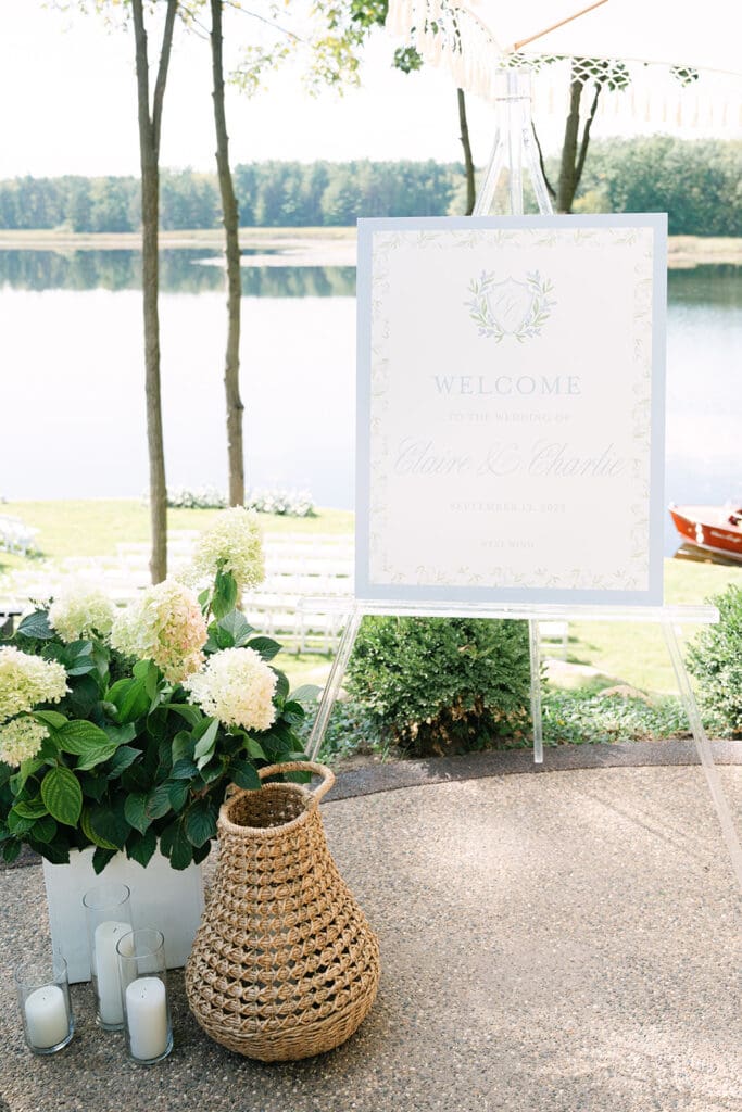 Lakeside Tented Wedding Near Detroit | Michigan Wedding Planner