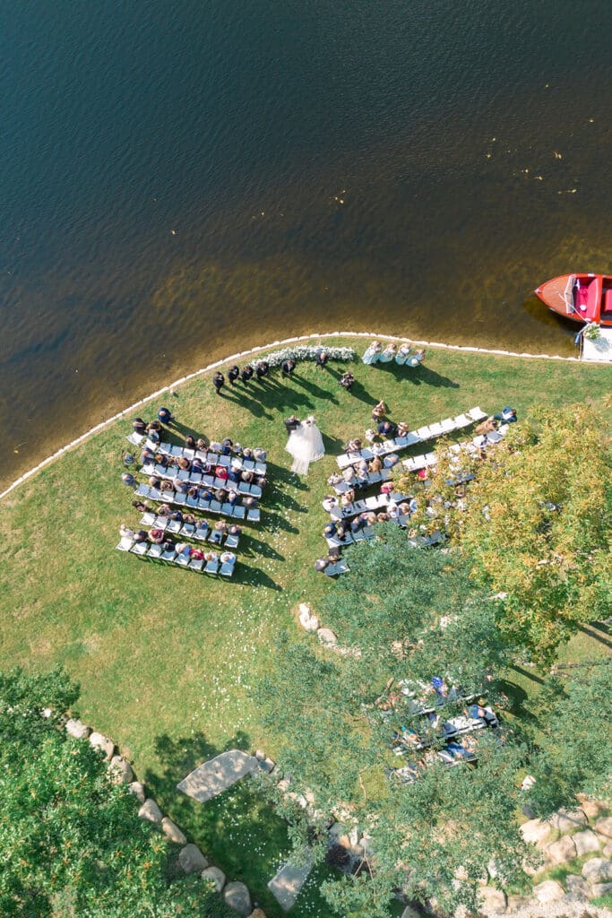 Lakeside Tented Wedding Near Detroit | Michigan Wedding Planner