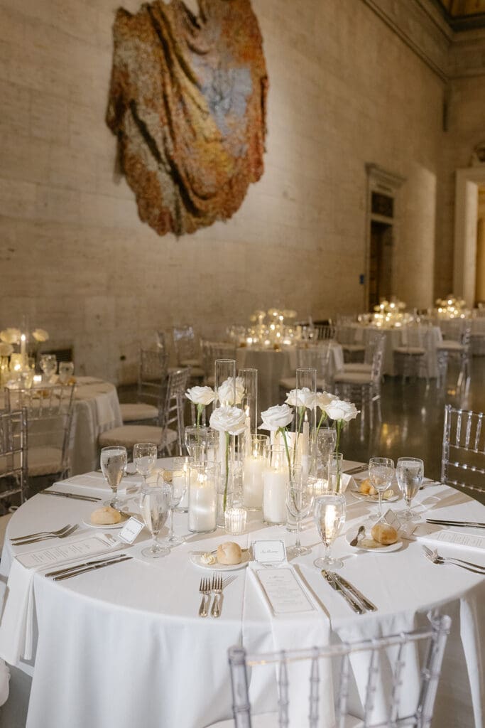 Detroit Institute of Arts in Detroit Michigan. Wedding Reception