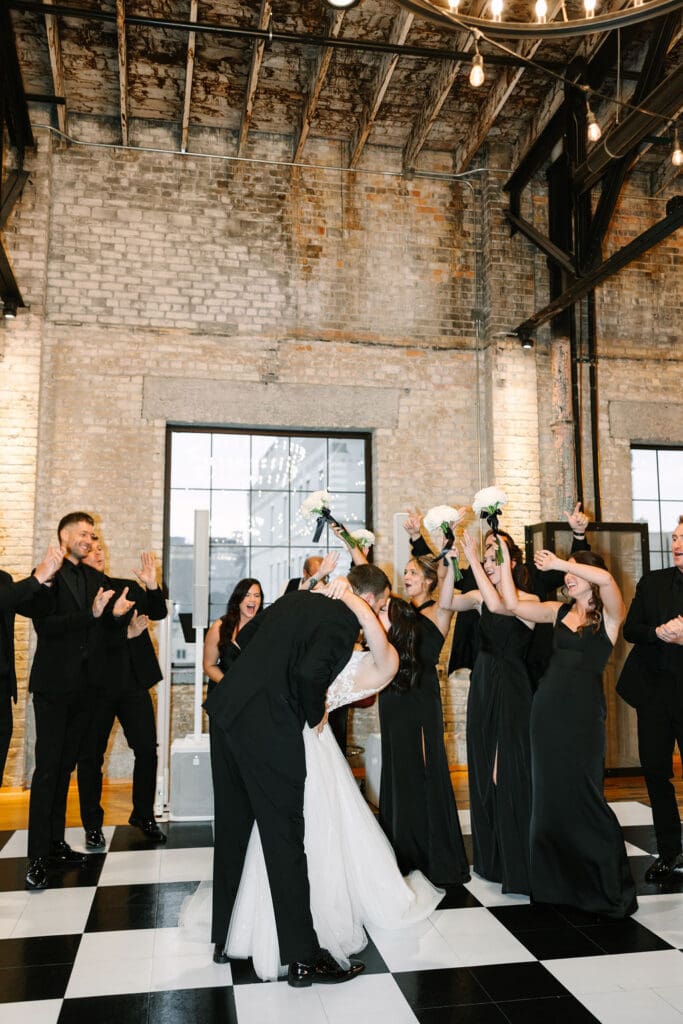 High Five Wedding Grand Rapids Michigan