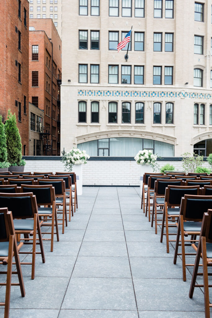 Ceremony Site at Shinola Hotel 